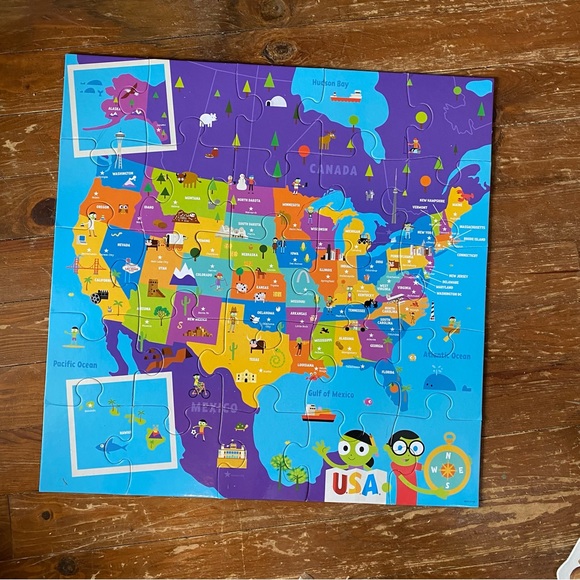 Kids’ Map of the USA Puzzle - Picture 4 of 4